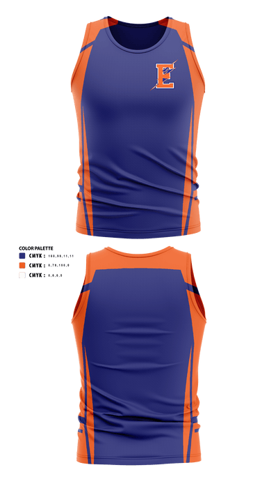 Edison High School Cross Country 82942020 Tank Top - 40