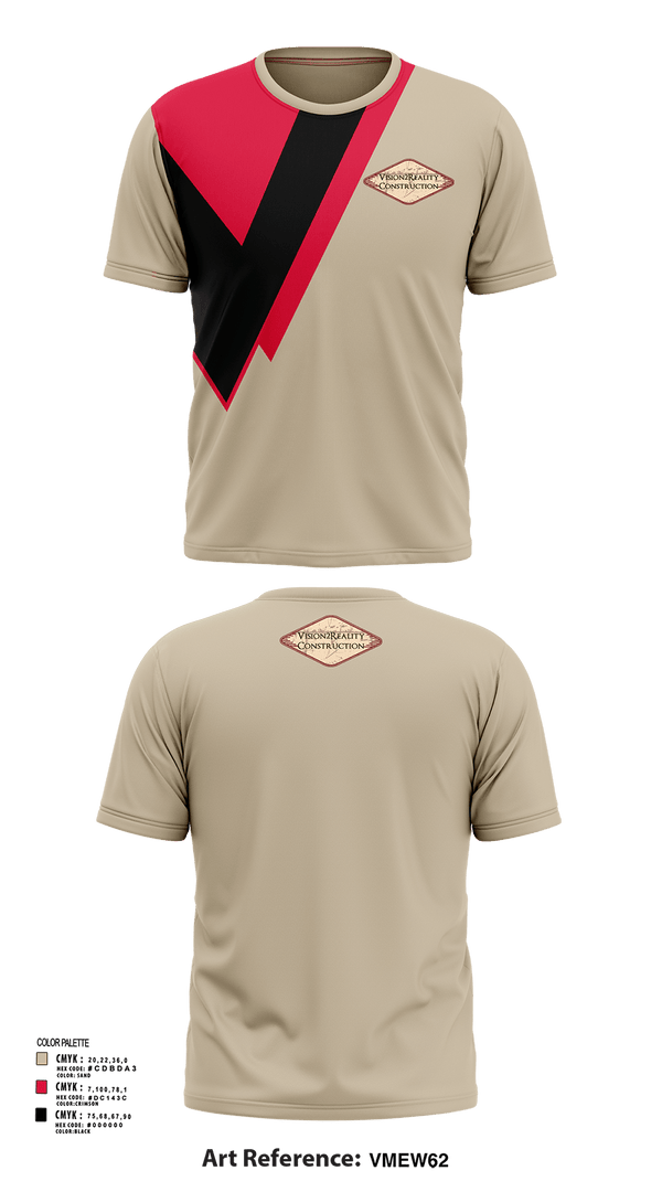 Short Sleeve Performance Shirt, Vision2Reality, , Teamtime, Team time, sublimation, custom sports apparel, team uniforms, spirit wear, spiritwear, sports uniforms, custom shirts, team store, custom team store, fundraiser sports, apparel fundraiser