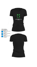 Morristown Central High School Basketball 37598008 Women's Short Sleeve V-neck Shirt - 37