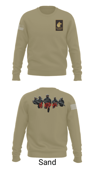 Crew Neck Sweatshirt, Alpha Company  2-27, Army, Teamtime, Team time, sublimation, custom sports apparel, team uniforms, spirit wear, spiritwear, sports uniforms, custom shirts, team store, custom team store, fundraiser sports, apparel fundraiser