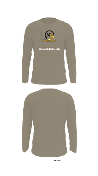 Long Sleeve Performance Shirt, ML concrete Llc, , Teamtime, Team time, sublimation, custom sports apparel, team uniforms, spirit wear, spiritwear, sports uniforms, custom shirts, team store, custom team store, fundraiser sports, apparel fundraiser