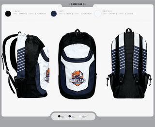 Gear Bag, Maryland Strikers, Men's Volleyball, Teamtime, Team time, sublimation, custom sports apparel, team uniforms, spirit wear, spiritwear, sports uniforms, custom shirts, team store, custom team store, fundraiser sports, apparel fundraiser