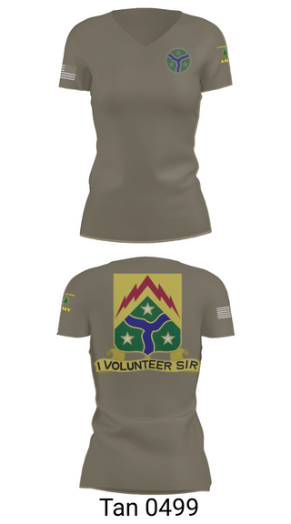 Womens Short Sleeve Vneck Shirt, 278th Armored Cavalry, Army, Teamtime, Team time, sublimation, custom sports apparel, team uniforms, spirit wear, spiritwear, sports uniforms, custom shirts, team store, custom team store, fundraiser sports, apparel fundraiser