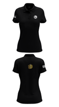 T. BLACK SECURITY SERVICES 55928039 Women's Short Sleeve Performance Polo  - 36