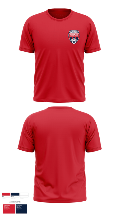 Elkhorn Athletic Association 21964982 Short Sleeve Performance Shirt - 2