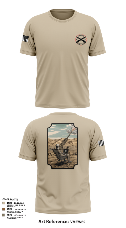 Old School Cotton Feel Shirt, C-BTRY FDC, Army, Teamtime, Team time, sublimation, custom sports apparel, team uniforms, spirit wear, spiritwear, sports uniforms, custom shirts, team store, custom team store, fundraiser sports, apparel fundraiser