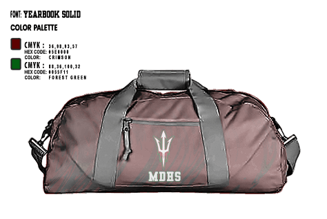 Duffle Bag, Mount Diablo High School Swimming, Swimming, Teamtime, Team time, sublimation, custom sports apparel, team uniforms, spirit wear, spiritwear, sports uniforms, custom shirts, team store, custom team store, fundraiser sports, apparel fundraiser