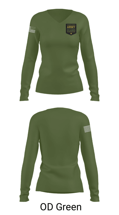 Recruiting 24284628 Women's Long Sleeve V-neck Shirt - 54