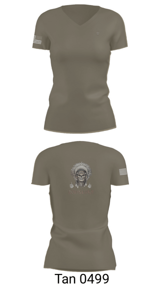 Womens Short Sleeve Vneck Shirt, 1/149th BCO INF REG 3rd PLT, Army, Teamtime, Team time, sublimation, custom sports apparel, team uniforms, spirit wear, spiritwear, sports uniforms, custom shirts, team store, custom team store, fundraiser sports, apparel fundraiser