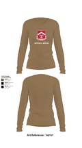 937th CEC-A, 40th BEB 9516475 Women's Long Sleeve V-neck Shirt -1 2