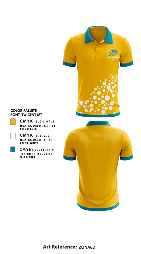 Short Sleeve Performance Polo, College of Mount Saint Vincent Golf, Golf, Teamtime, Team time, sublimation, custom sports apparel, team uniforms, spirit wear, spiritwear, sports uniforms, custom shirts, team store, custom team store, fundraiser sports, apparel fundraiser