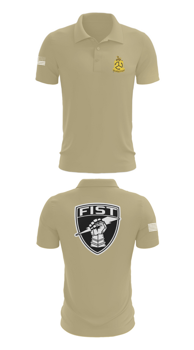 1-200 Infantry 56519387 Short Sleeve Performance Polo - 83