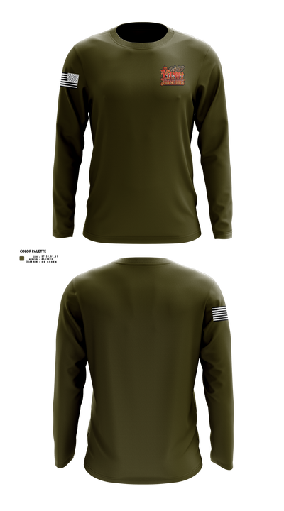 West king frenchies 5377755 Long Sleeve Performance Shirt 2