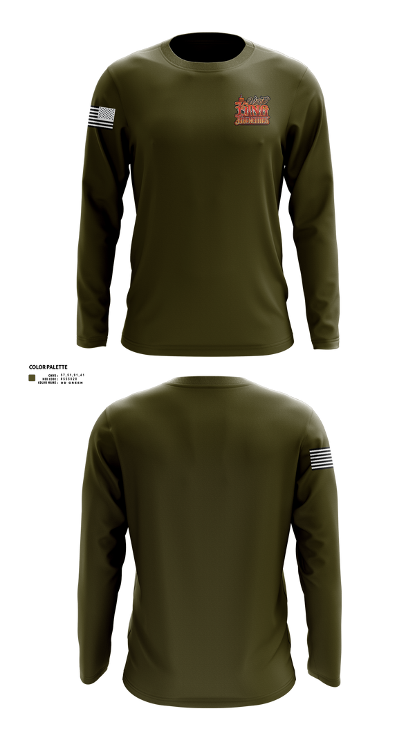 Long Sleeve Performance Shirt, West king frenchies, , Teamtime, Team time, sublimation, custom sports apparel, team uniforms, spirit wear, spiritwear, sports uniforms, custom shirts, team store, custom team store, fundraiser sports, apparel fundraiser
