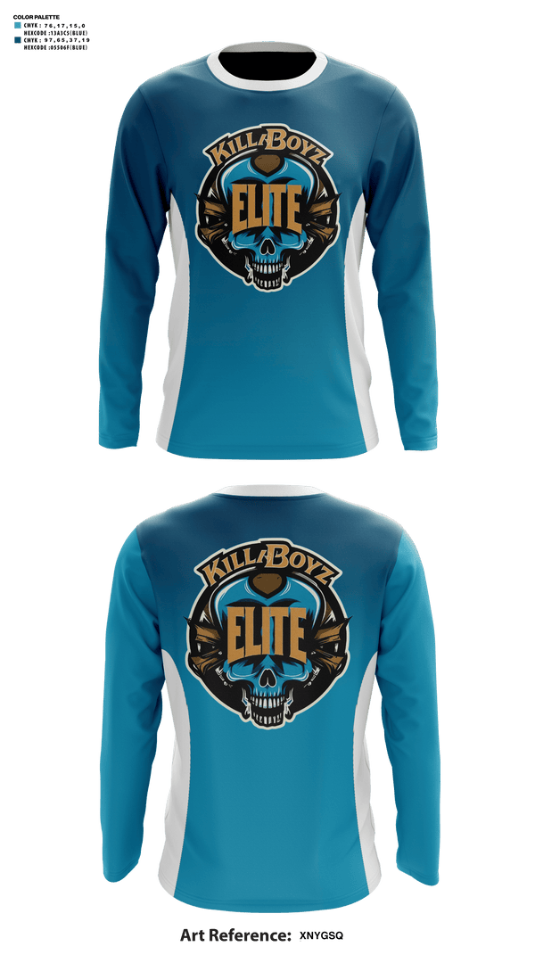 Long Sleeve Shooting Shirt, KILLA BOYZ ELITEKILLA BOYZ ELITE, Men's Basketball, Teamtime, Team time, sublimation, custom sports apparel, team uniforms, spirit wear, spiritwear, sports uniforms, custom shirts, team store, custom team store, fundraiser sports, apparel fundraiser