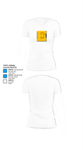 Euclid High School Cheer 49423458 Women's Short Sleeve V-neck Shirt - 18