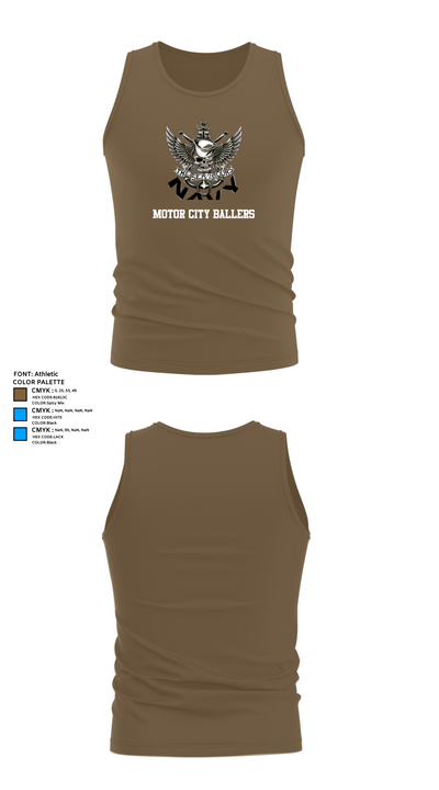 Motor City Ballers 65197084 Tank Top - 7
