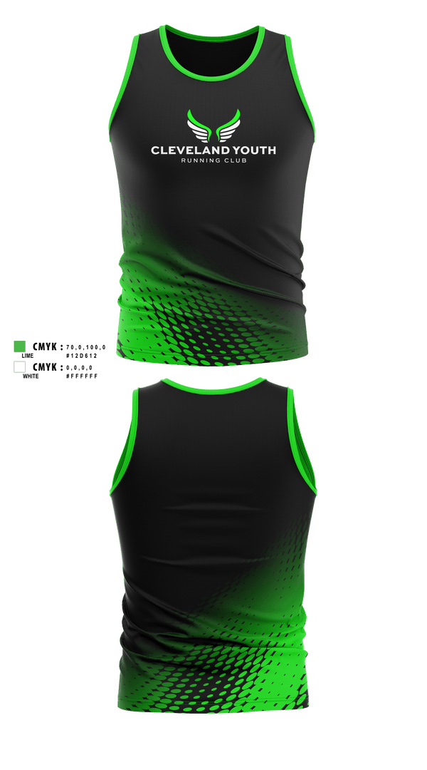 Tank Top, Cleveland Youth Running Club, Cross Country, Teamtime, Team time, sublimation, custom sports apparel, team uniforms, spirit wear, spiritwear, sports uniforms, custom shirts, team store, custom team store, fundraiser sports, apparel fundraiser