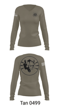 Wolves, Bravo, 305th MI 94376835 Women's Long Sleeve V-neck Shirt - 43