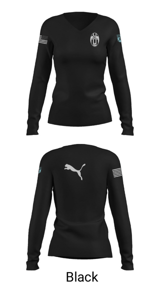 Women's Long Sleeve Vneck Shirt, Ac Connecticut, Men's Soccer, Teamtime, Team time, sublimation, custom sports apparel, team uniforms, spirit wear, spiritwear, sports uniforms, custom shirts, team store, custom team store, fundraiser sports, apparel fundraiser