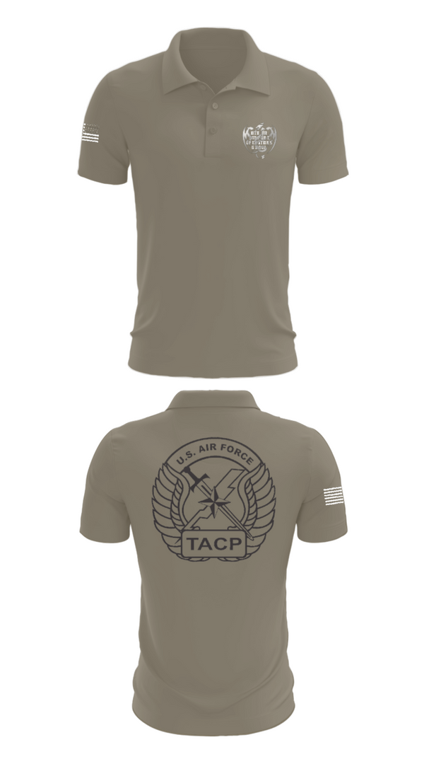 Short Sleeve Performance Polo, 18th Air Support Operations Group, Air Force, Teamtime, Team time, sublimation, custom sports apparel, team uniforms, spirit wear, spiritwear, sports uniforms, custom shirts, team store, custom team store, fundraiser sports, apparel fundraiser