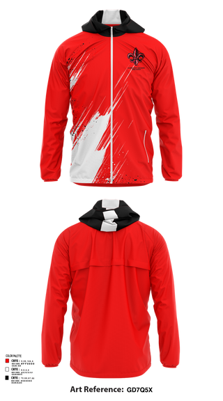 Windbreaker, Calhoun County High School Cross Country, Cross Country, Teamtime, Team time, sublimation, custom sports apparel, team uniforms, spirit wear, spiritwear, sports uniforms, custom shirts, team store, custom team store, fundraiser sports, apparel fundraiser