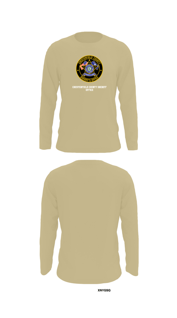 Long Sleeve Performance Shirt, Chesterfield County Sheriff Office, Police, Teamtime, Team time, sublimation, custom sports apparel, team uniforms, spirit wear, spiritwear, sports uniforms, custom shirts, team store, custom team store, fundraiser sports, apparel fundraiser