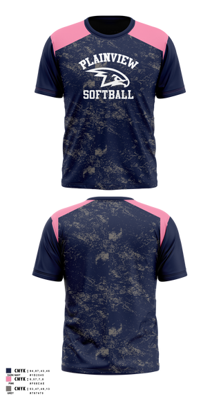 Short Sleeve Performance Shirt, Plainview Softball, Softball, Teamtime, Team time, sublimation, custom sports apparel, team uniforms, spirit wear, spiritwear, sports uniforms, custom shirts, team store, custom team store, fundraiser sports, apparel fundraiser