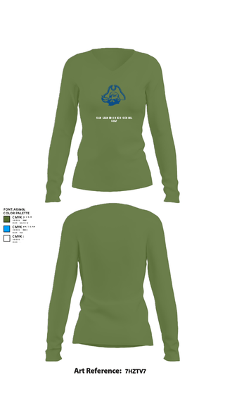 Womens Long Sleeve Vneck Shirt, San Leandro High School Golf, Golf, Teamtime, Team time, sublimation, custom sports apparel, team uniforms, spirit wear, spiritwear, sports uniforms, custom shirts, team store, custom team store, fundraiser sports, apparel fundraiser