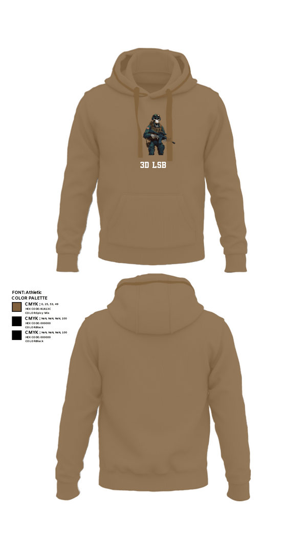 Hoodie, 3d lsb, Marines, Teamtime, Team time, sublimation, custom sports apparel, team uniforms, spirit wear, spiritwear, sports uniforms, custom shirts, team store, custom team store, fundraiser sports, apparel fundraiser