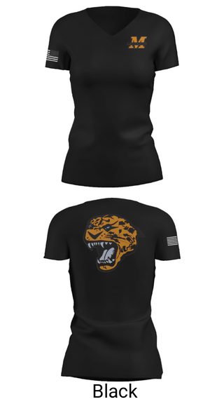 Women's Short Sleeve Vneck Shirt, Malvern High School Volleyball, Women's Volleyball, Teamtime, Team time, sublimation, custom sports apparel, team uniforms, spirit wear, spiritwear, sports uniforms, custom shirts, team store, custom team store, fundraiser sports, apparel fundraiser