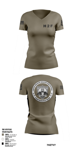 Womens Short Sleeve Vneck Shirt, 2BCT H2F, Army, Teamtime, Team time, sublimation, custom sports apparel, team uniforms, spirit wear, spiritwear, sports uniforms, custom shirts, team store, custom team store, fundraiser sports, apparel fundraiser
