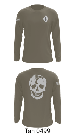 Long Sleeve Performance Shirt, 3/7 Kilo 3rd, Marines, Teamtime, Team time, sublimation, custom sports apparel, team uniforms, spirit wear, spiritwear, sports uniforms, custom shirts, team store, custom team store, fundraiser sports, apparel fundraiser