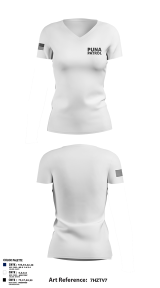 Womens Short Sleeve Vneck Shirt, Puna Patrol, , Teamtime, Team time, sublimation, custom sports apparel, team uniforms, spirit wear, spiritwear, sports uniforms, custom shirts, team store, custom team store, fundraiser sports, apparel fundraiser