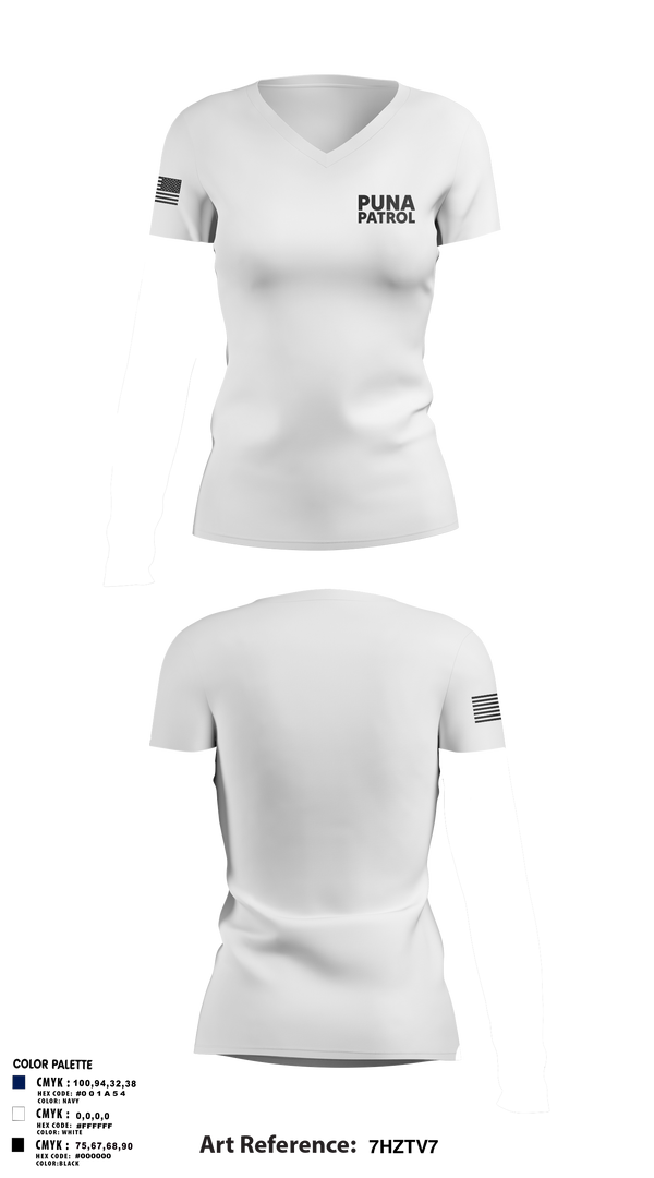 Womens Short Sleeve Vneck Shirt, Puna Patrol, , Teamtime, Team time, sublimation, custom sports apparel, team uniforms, spirit wear, spiritwear, sports uniforms, custom shirts, team store, custom team store, fundraiser sports, apparel fundraiser