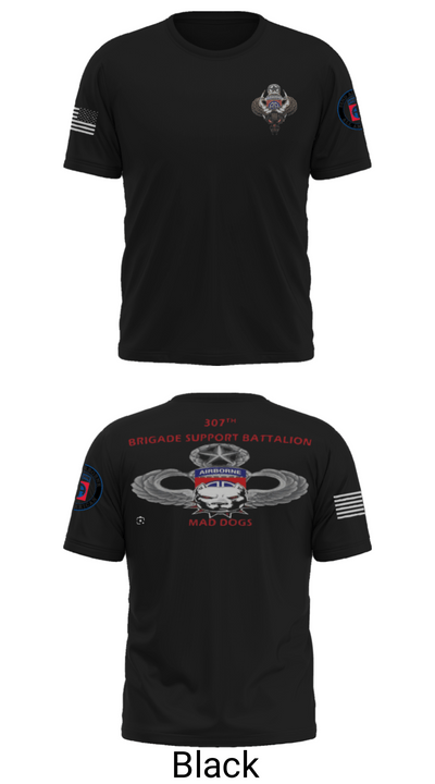 307th bsb 83120059 Short Sleeve Performance Shirt - 16