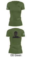 B Co, 303d IEW BN 70126830 Women's Short Sleeve V-neck Shirt - 48
