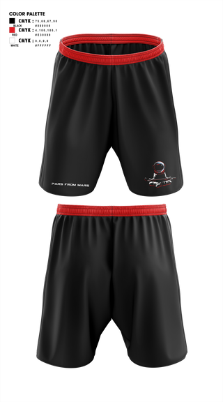 Athletic Shorts With Pockets, PARS FROM MARS, Golf, Teamtime, Team time, sublimation, custom sports apparel, team uniforms, spirit wear, spiritwear, sports uniforms, custom shirts, team store, custom team store, fundraiser sports, apparel fundraiser