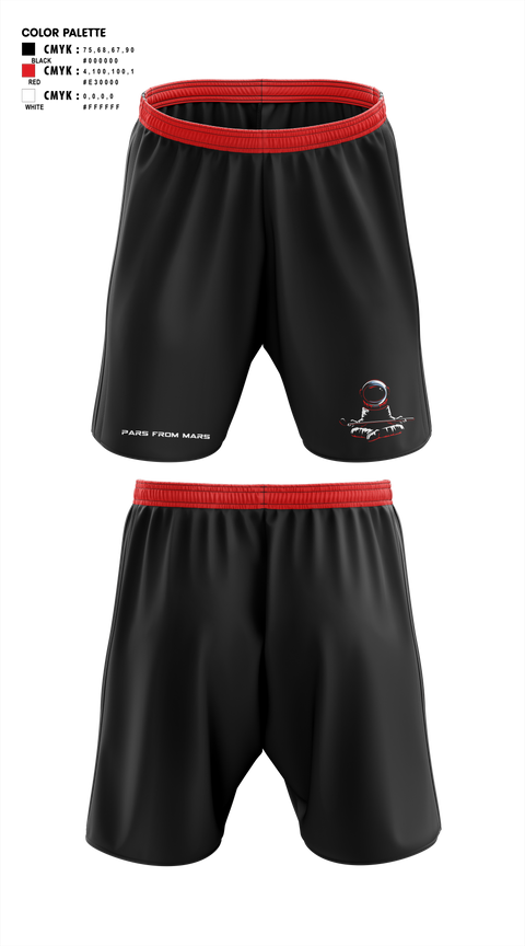Athletic Shorts With Pockets, PARS FROM MARS, Golf, Teamtime, Team time, sublimation, custom sports apparel, team uniforms, spirit wear, spiritwear, sports uniforms, custom shirts, team store, custom team store, fundraiser sports, apparel fundraiser