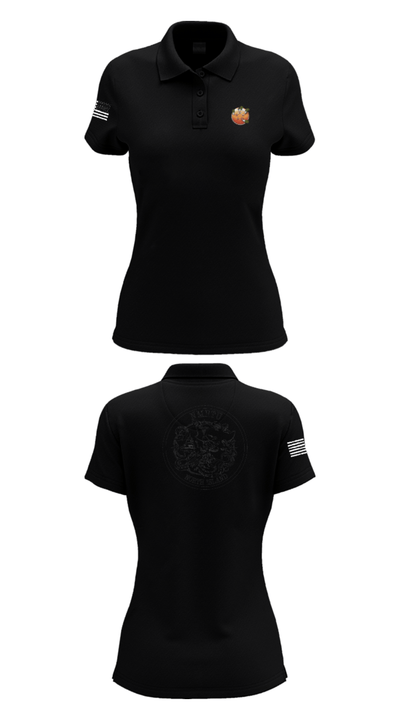USS MAKIN ISLAND 57574160 Women's Short Sleeve Performance Polo  - 33