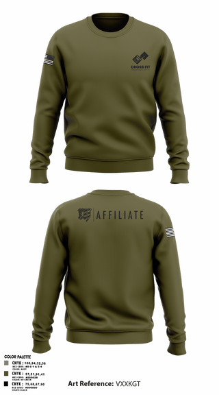 Crew Neck Sweatshirt, Goodfellow AFB MCDGoodfellow AFB MCDCrossFit Diamond Steel, , Teamtime, Team time, sublimation, custom sports apparel, team uniforms, spirit wear, spiritwear, sports uniforms, custom shirts, team store, custom team store, fundraiser sports, apparel fundraiser