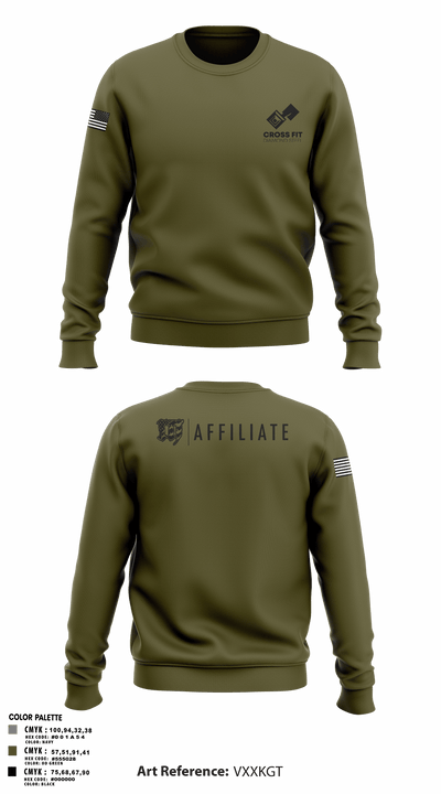 CrossFit Diamond Steel 93169712 Crew Neck Sweatshirt - 2