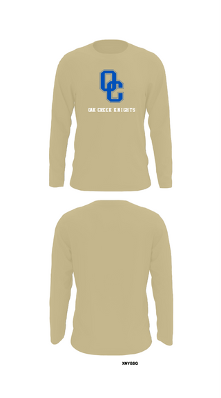 Long Sleeve Performance Shirt, Oak Creek Knights, Men's Volleyball, Teamtime, Team time, sublimation, custom sports apparel, team uniforms, spirit wear, spiritwear, sports uniforms, custom shirts, team store, custom team store, fundraiser sports, apparel fundraiser