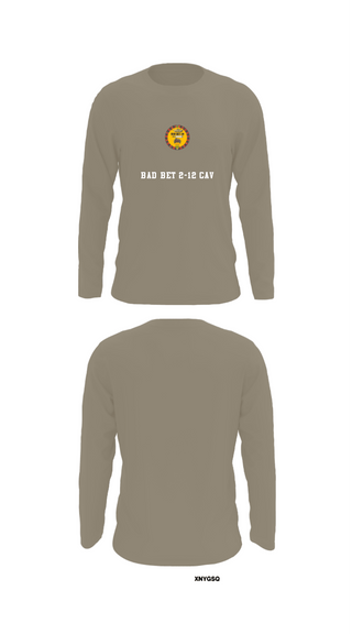Long Sleeve Performance Shirt, BAD BET 2-12 CAV, , Teamtime, Team time, sublimation, custom sports apparel, team uniforms, spirit wear, spiritwear, sports uniforms, custom shirts, team store, custom team store, fundraiser sports, apparel fundraiser