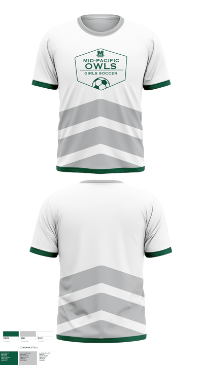Mid-Pacific Institute High School Soccer 36564265 Short Sleeve Performance Shirt - 2