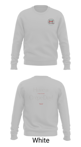 Crew Neck Sweatshirt, Crepe Avenue, , Teamtime, Team time, sublimation, custom sports apparel, team uniforms, spirit wear, spiritwear, sports uniforms, custom shirts, team store, custom team store, fundraiser sports, apparel fundraiser
