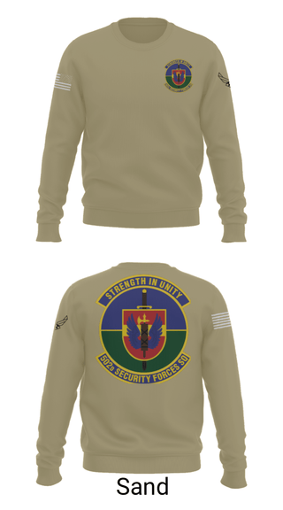 Crew Neck Sweatshirt, Operadores502d SFS Cobra Flight, Air Force, Teamtime, Team time, sublimation, custom sports apparel, team uniforms, spirit wear, spiritwear, sports uniforms, custom shirts, team store, custom team store, fundraiser sports, apparel fundraiser