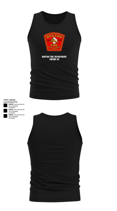 Boston Fire Department Engine 55 92329378 Tank Top - 39
