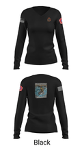 34th DSB 92215836 Women's Long Sleeve V-neck Shirt - 37