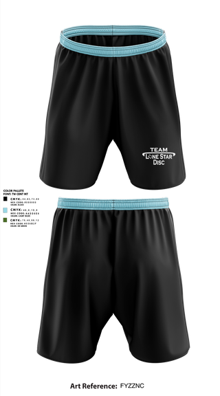Athletic Shorts With Pockets, Lone Star Disc, Golf, Teamtime, Team time, sublimation, custom sports apparel, team uniforms, spirit wear, spiritwear, sports uniforms, custom shirts, team store, custom team store, fundraiser sports, apparel fundraiser
